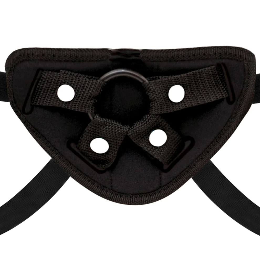 6.5" Realistic Vibrating Dildo & Strap-on Harness Set - Image 5