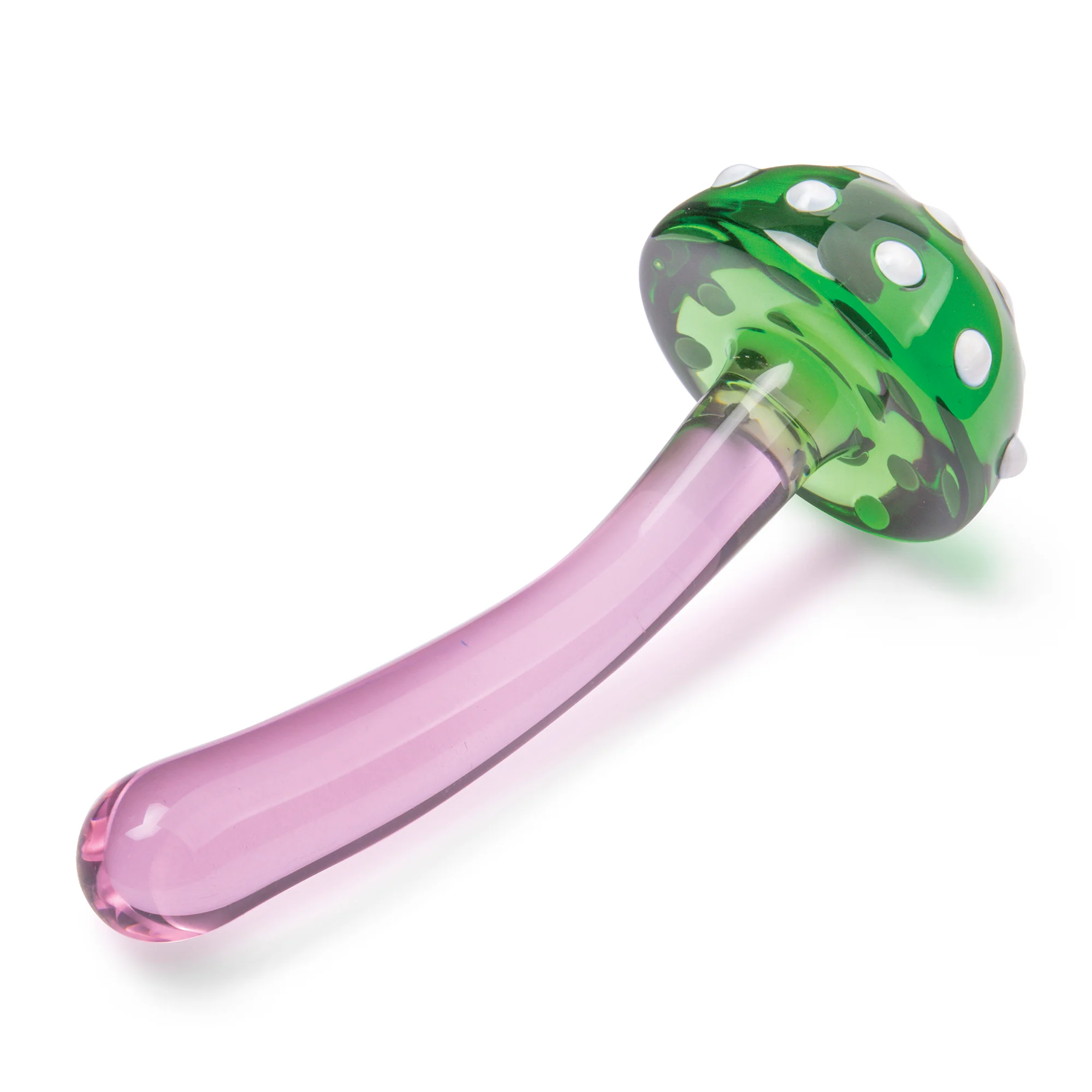 Magic Mushroom 7.5" Glass Dildo - Image 3