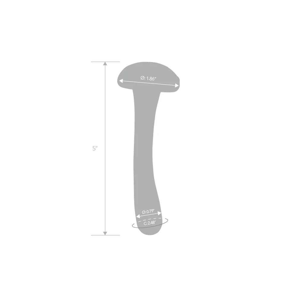 5.25" Mushroom Dildo - Image 5