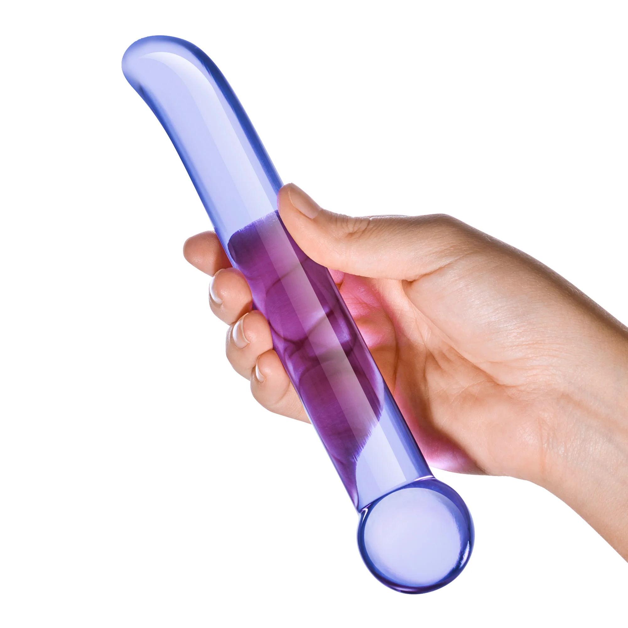 5.5" Purple G-Spot Dildo - Image 3