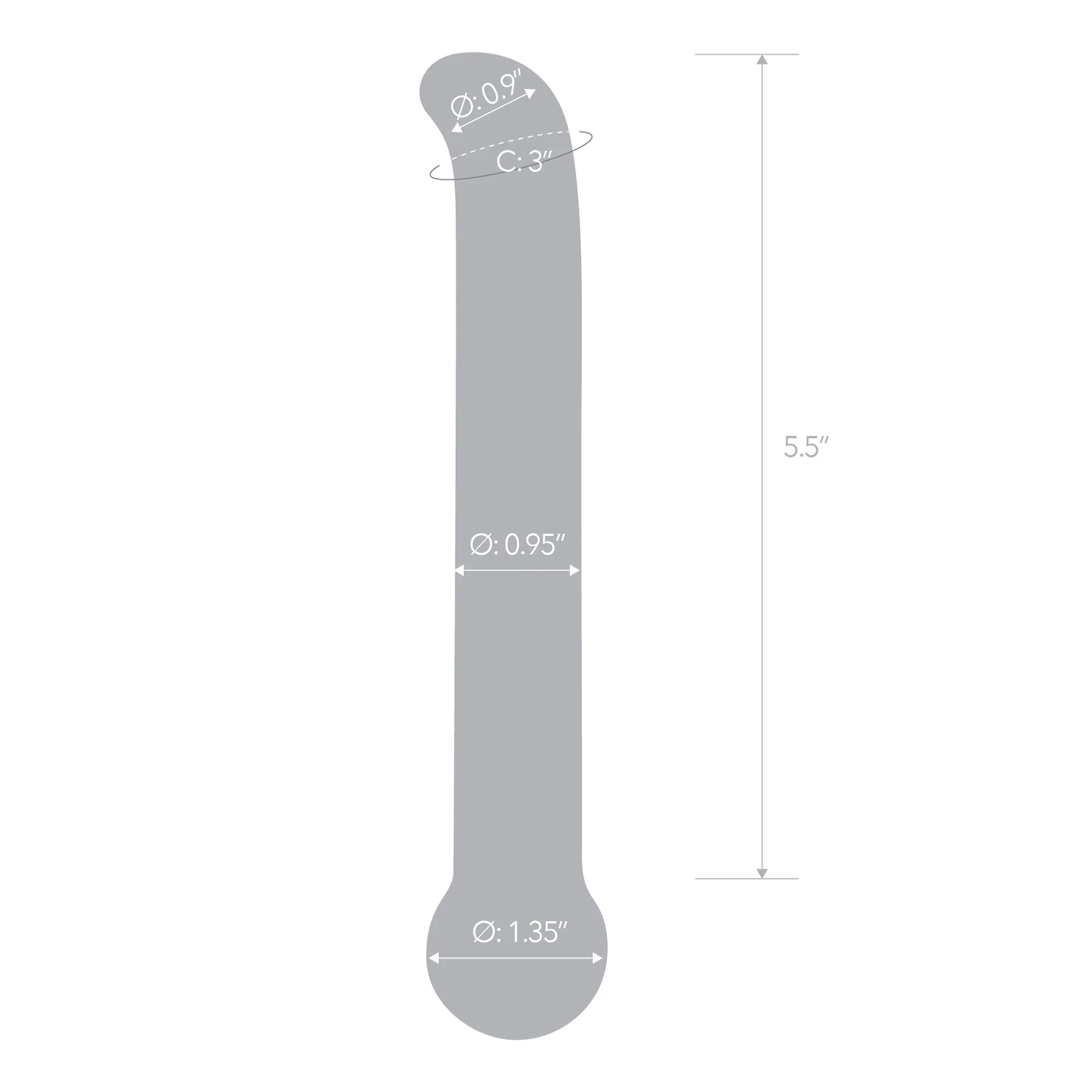 5.5" Purple G-Spot Dildo - Image 6
