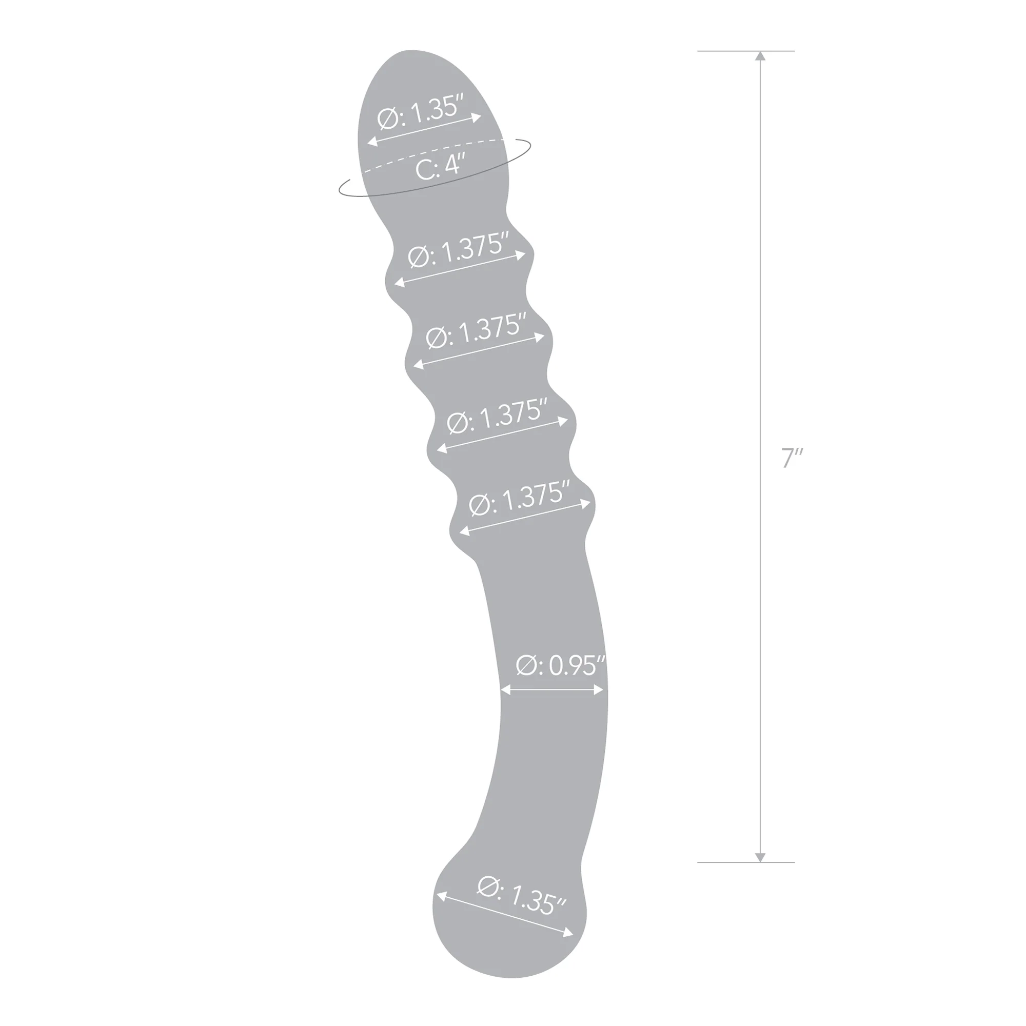 Purple Rain Ribbed Dildo - Image 6