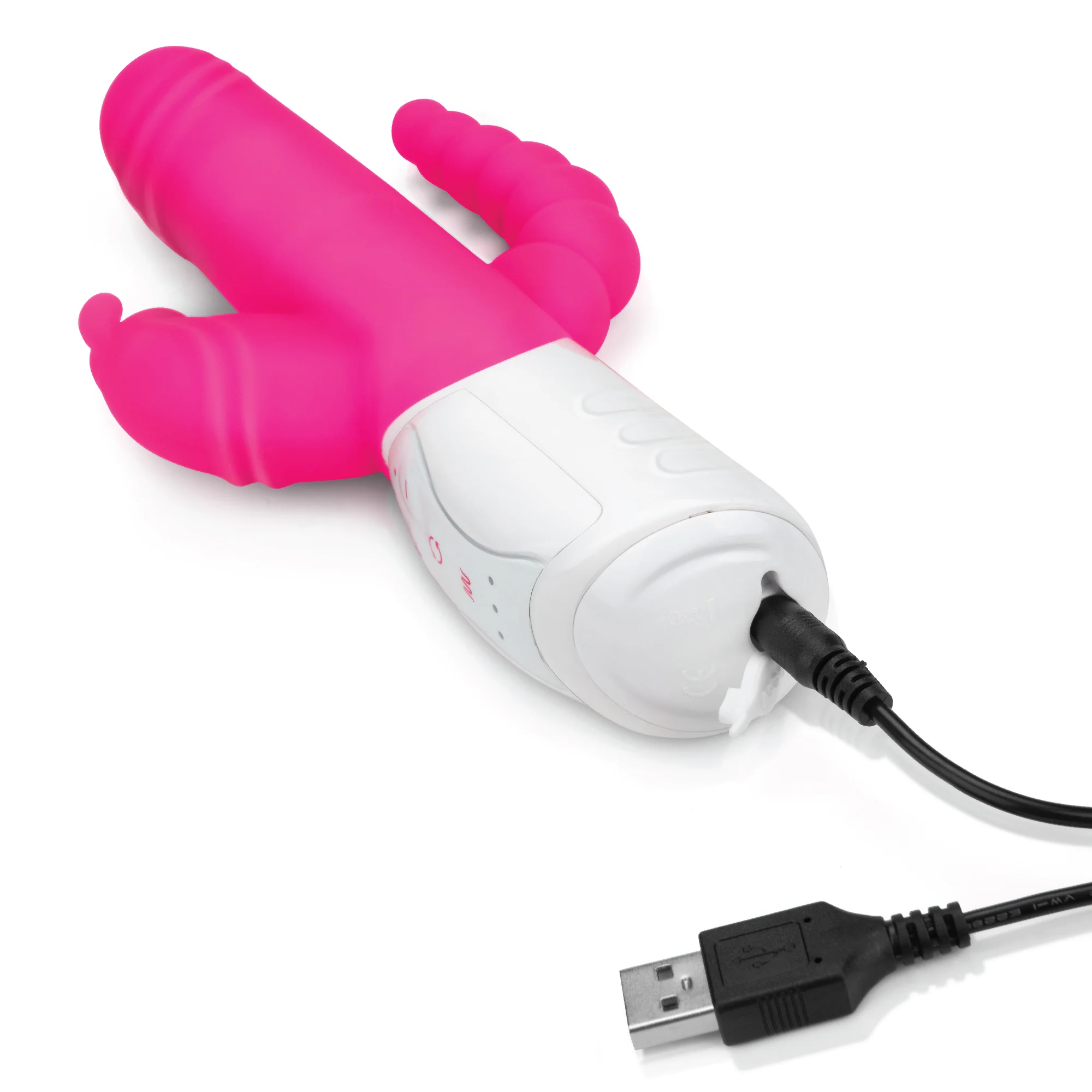 Double Penetration Rabbit Vibrator with Rotating Shaft - Image 11