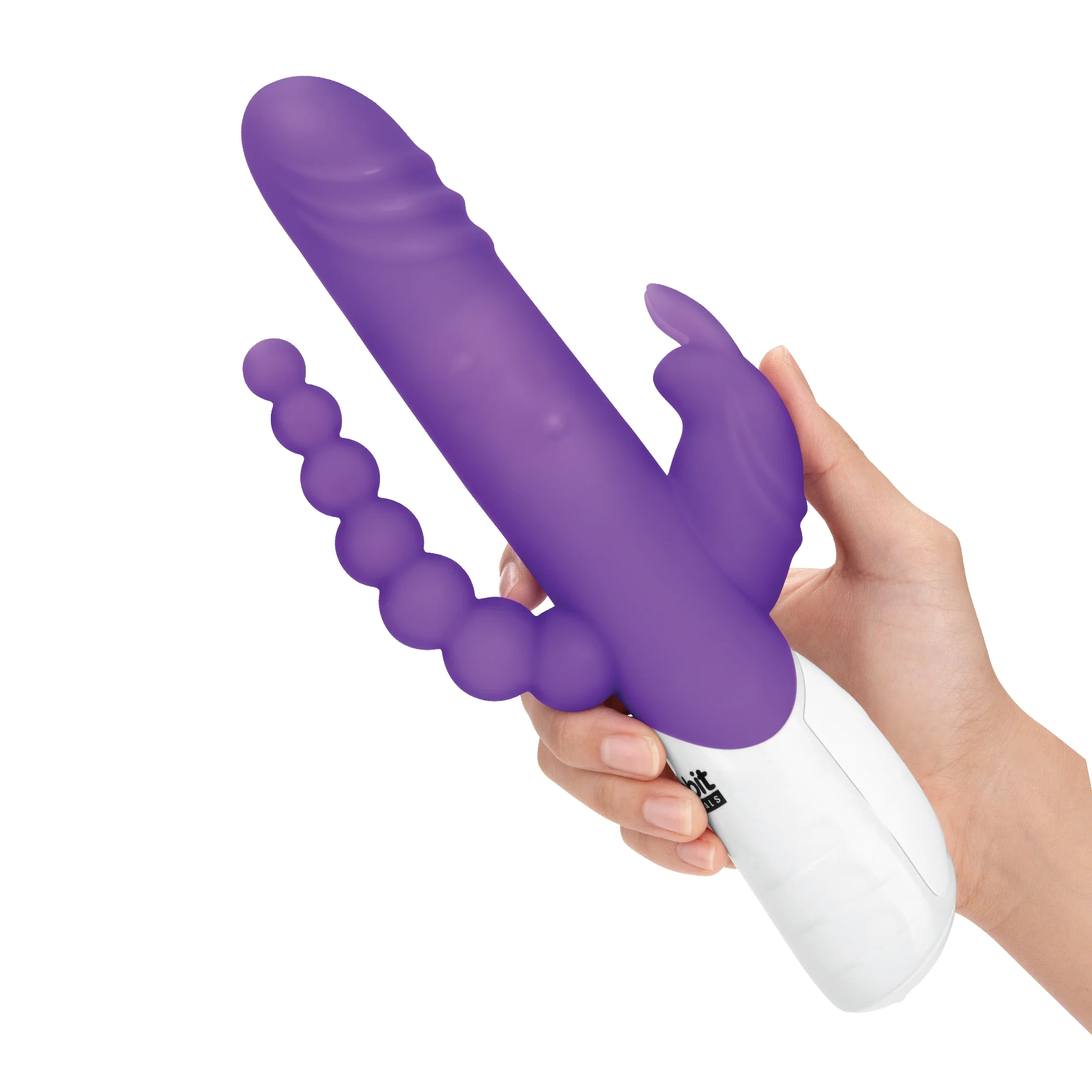 Double Penetration Rabbit Vibrator with Rotating Shaft - Image 16