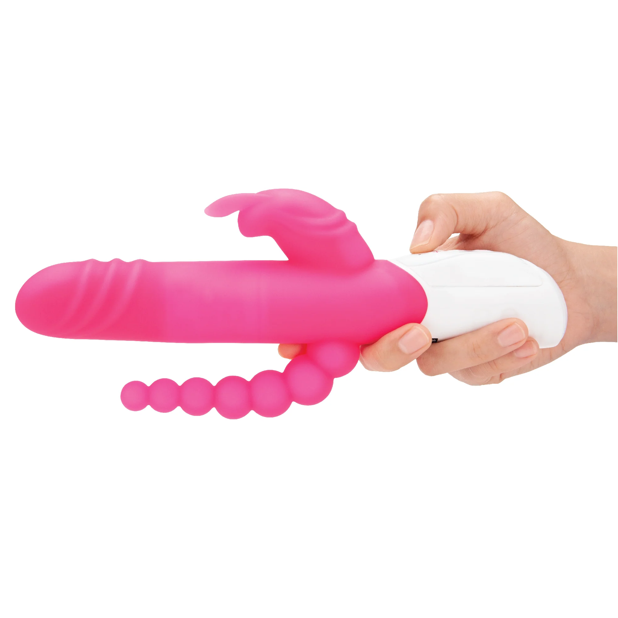 Double Penetration Rabbit Vibrator with Rotating Shaft - Image 8