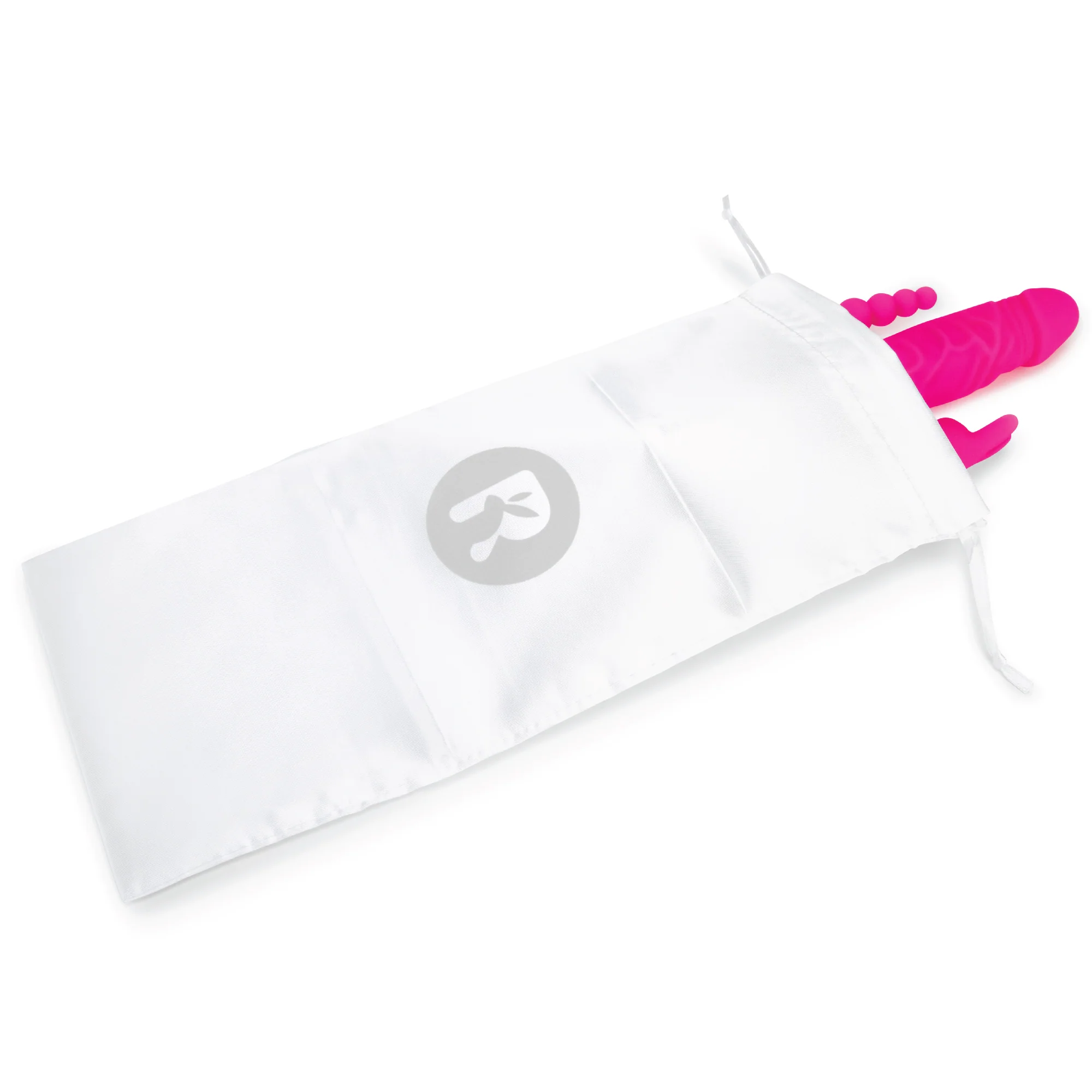 Slim Realistic Double Penetration Rabbit Vibrator with Rotating Beads - Image 14