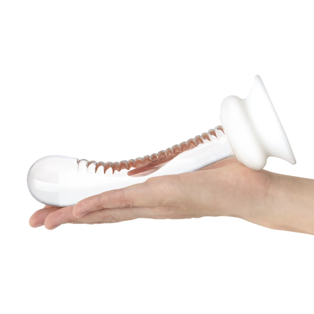 5.75" Ribbed Suction Cup Dildo - Image 3