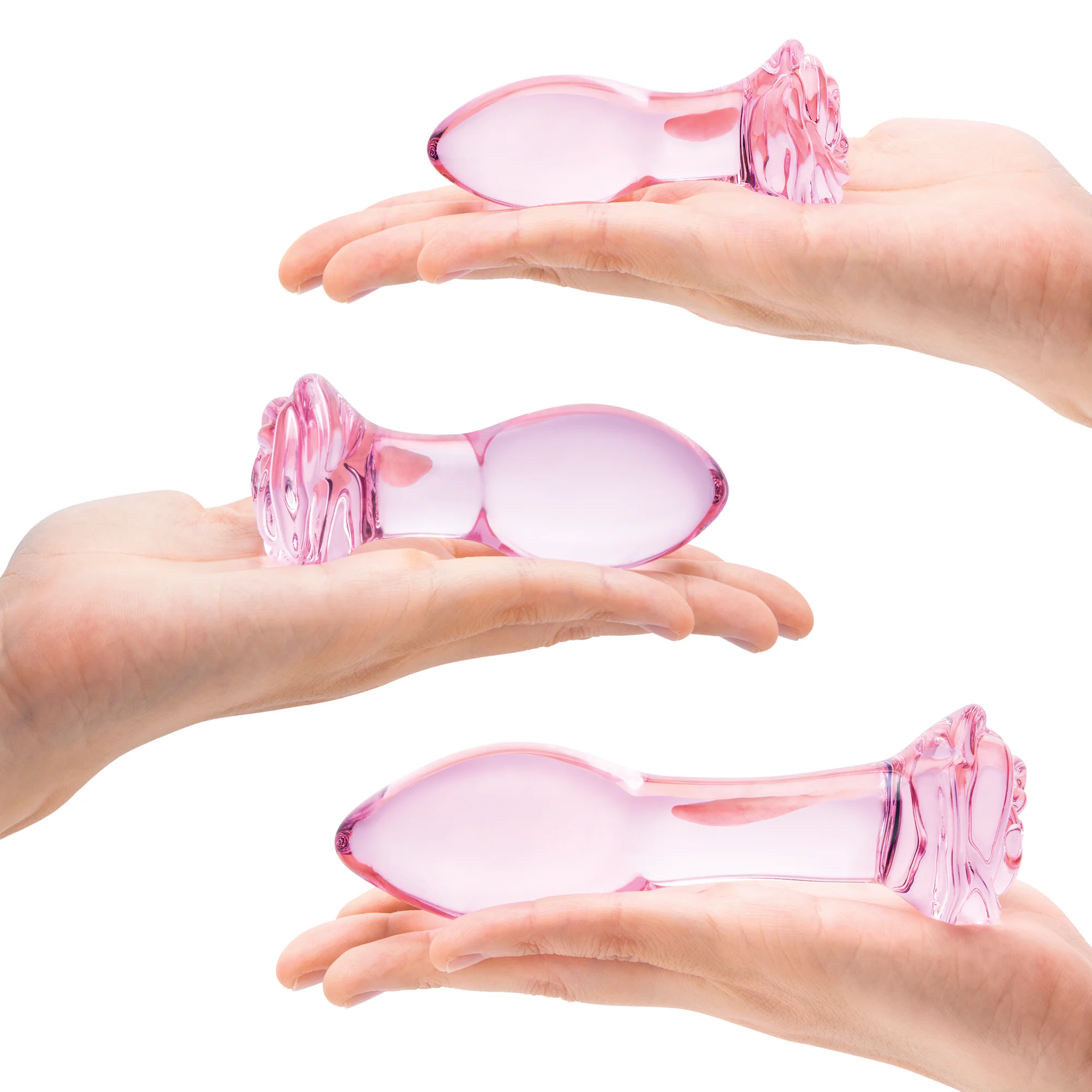 3-Piece Rose Butt Plug Set - Image 4