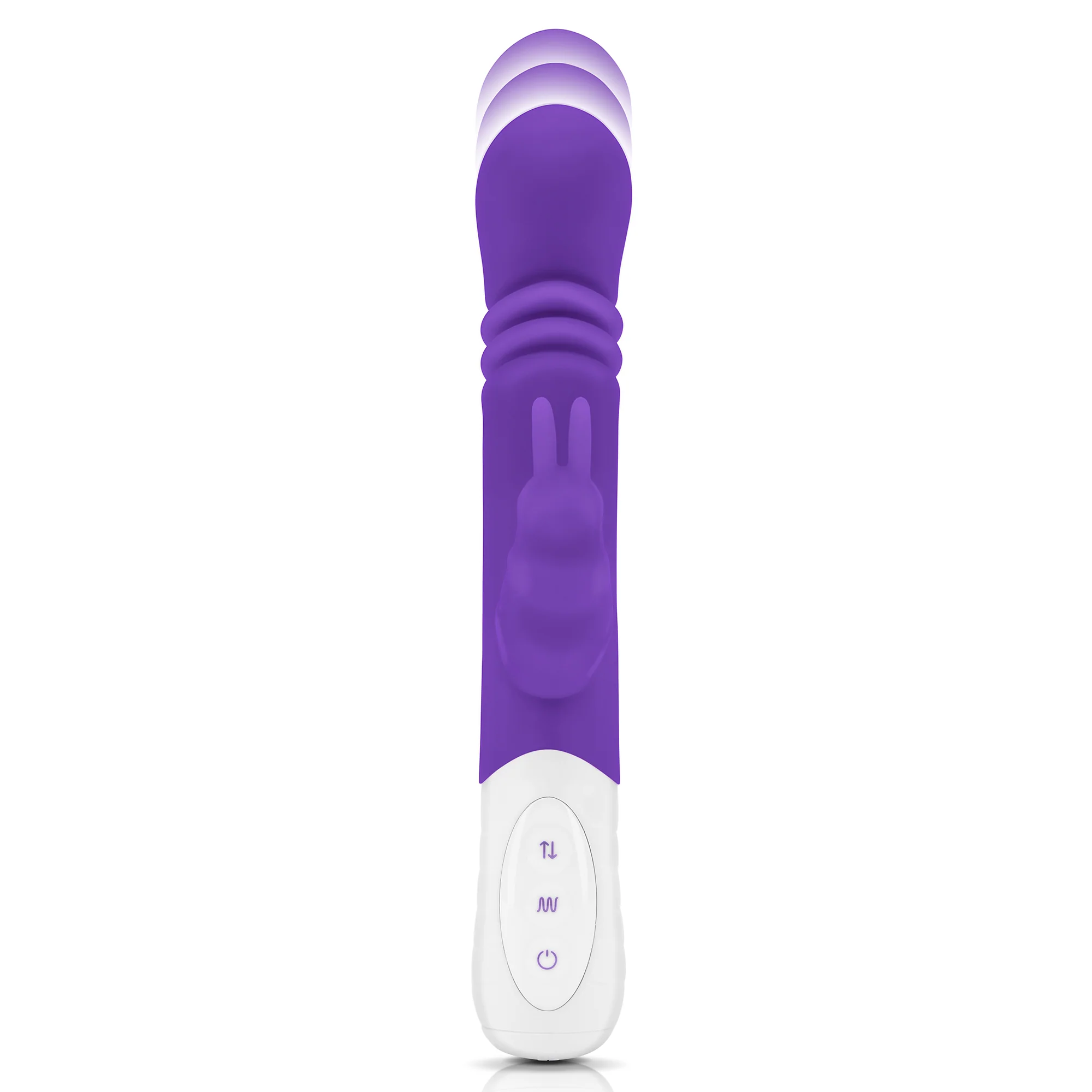 Slim Shaft Thrusting Rabbit Vibrator with G-Spot Stimulation - Image 10