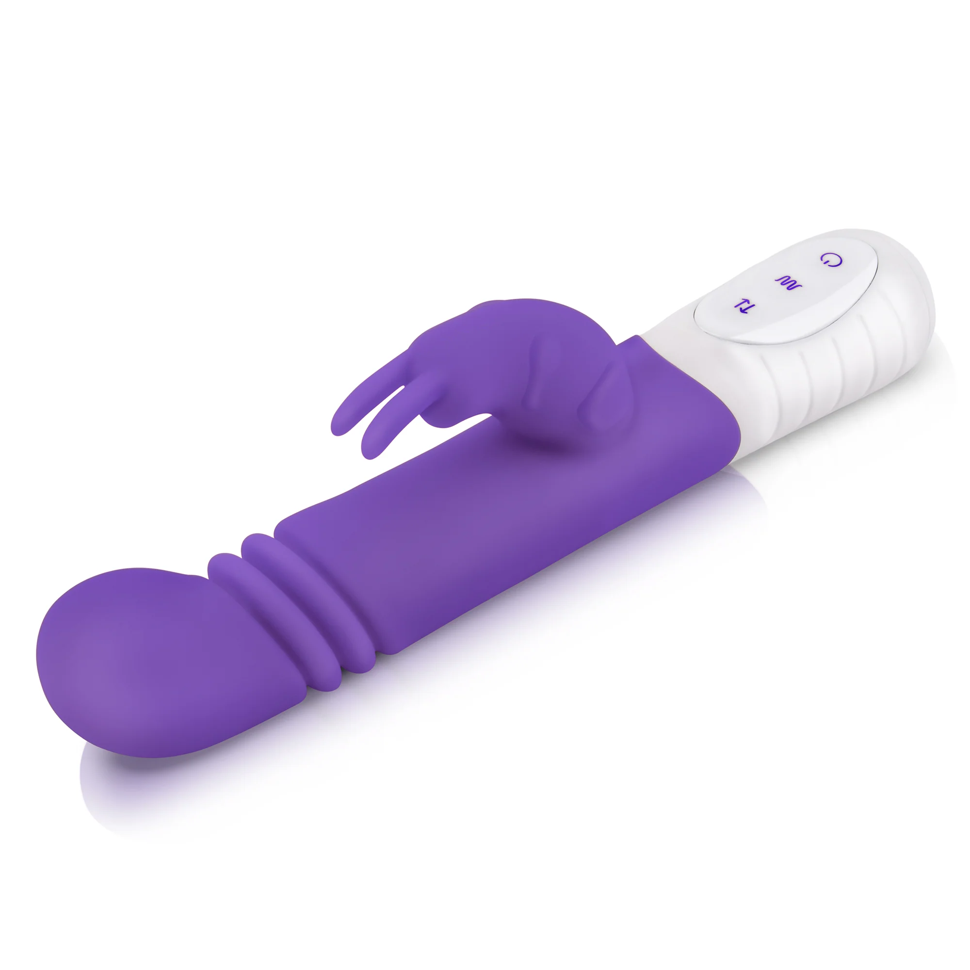 Slim Shaft Thrusting Rabbit Vibrator with G-Spot Stimulation - Image 12