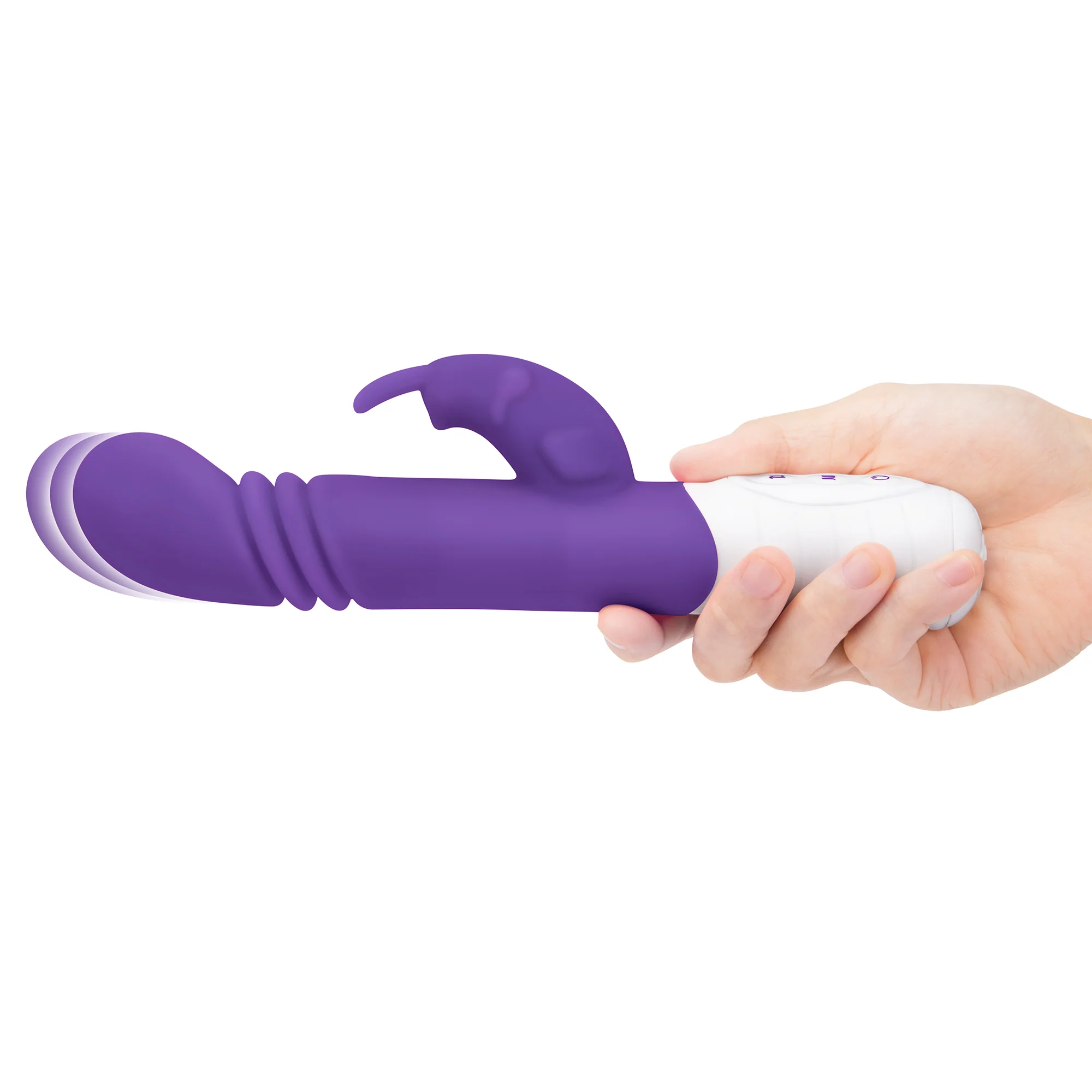 Slim Shaft Thrusting Rabbit Vibrator with G-Spot Stimulation - Image 15