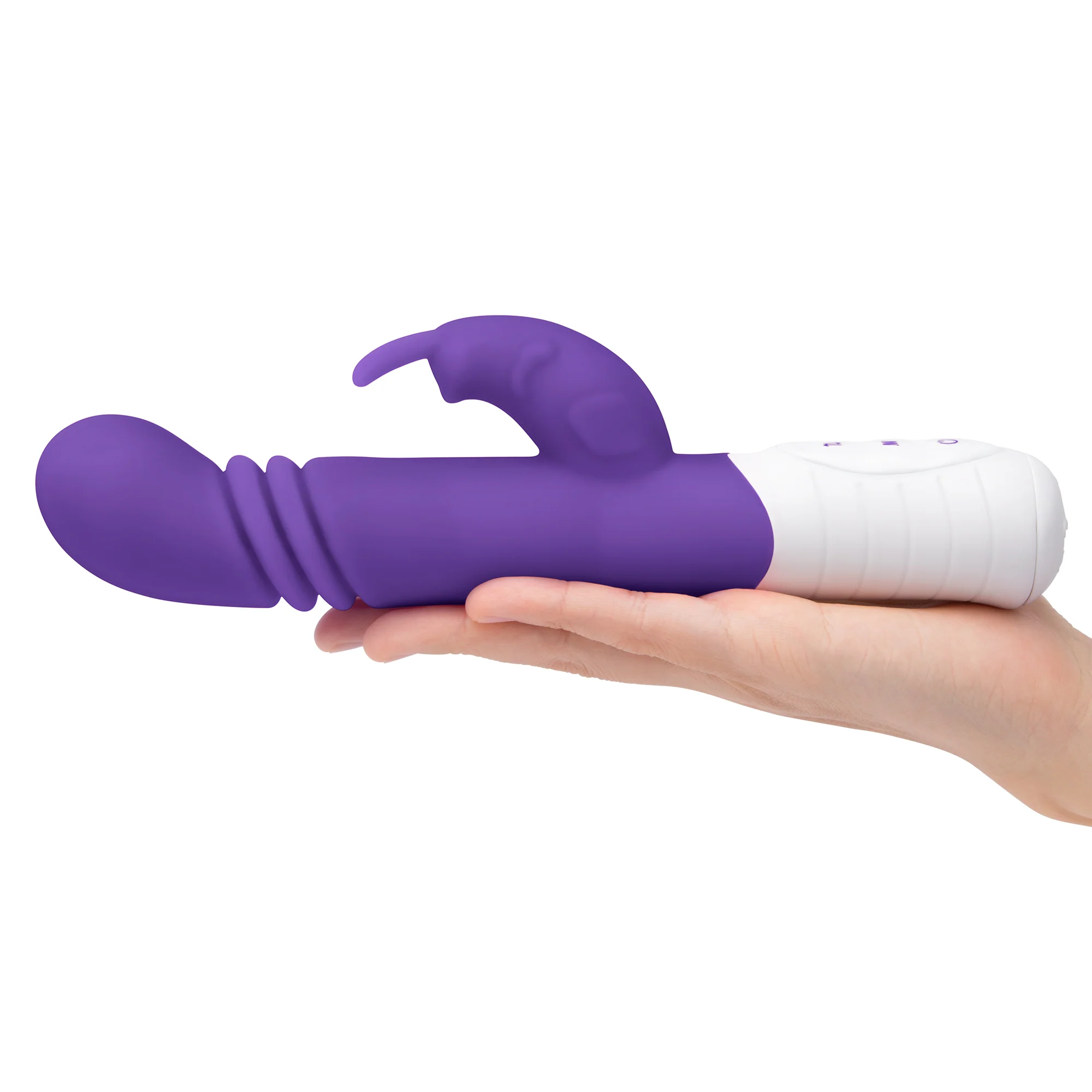 Slim Shaft Thrusting Rabbit Vibrator with G-Spot Stimulation - Image 17
