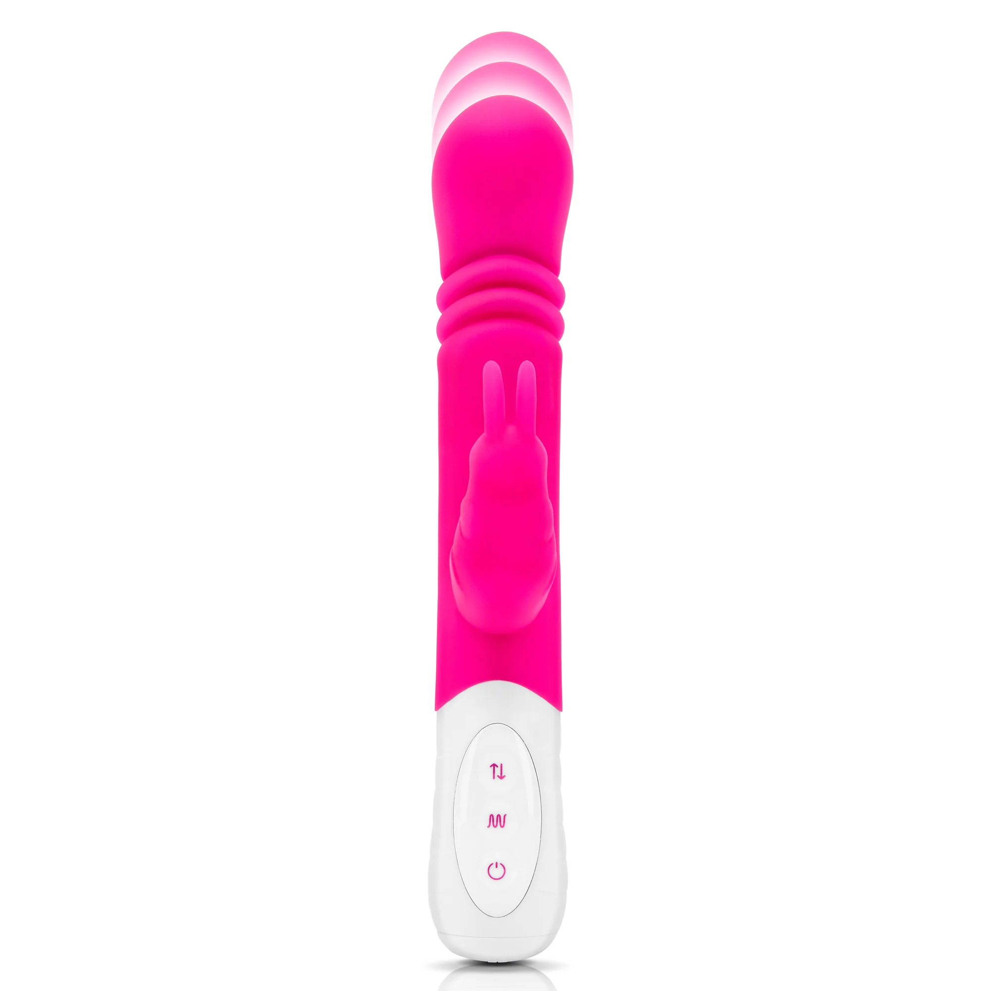 Slim Shaft Thrusting Rabbit Vibrator with G-Spot Stimulation - Image 3