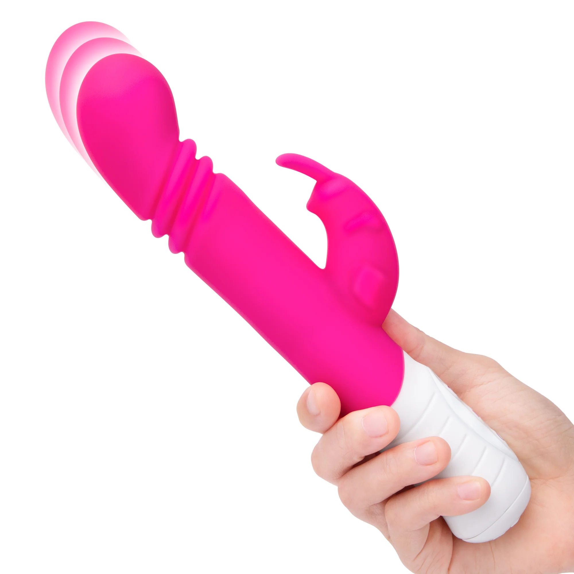 Slim Shaft Thrusting Rabbit Vibrator with G-Spot Stimulation - Image 7