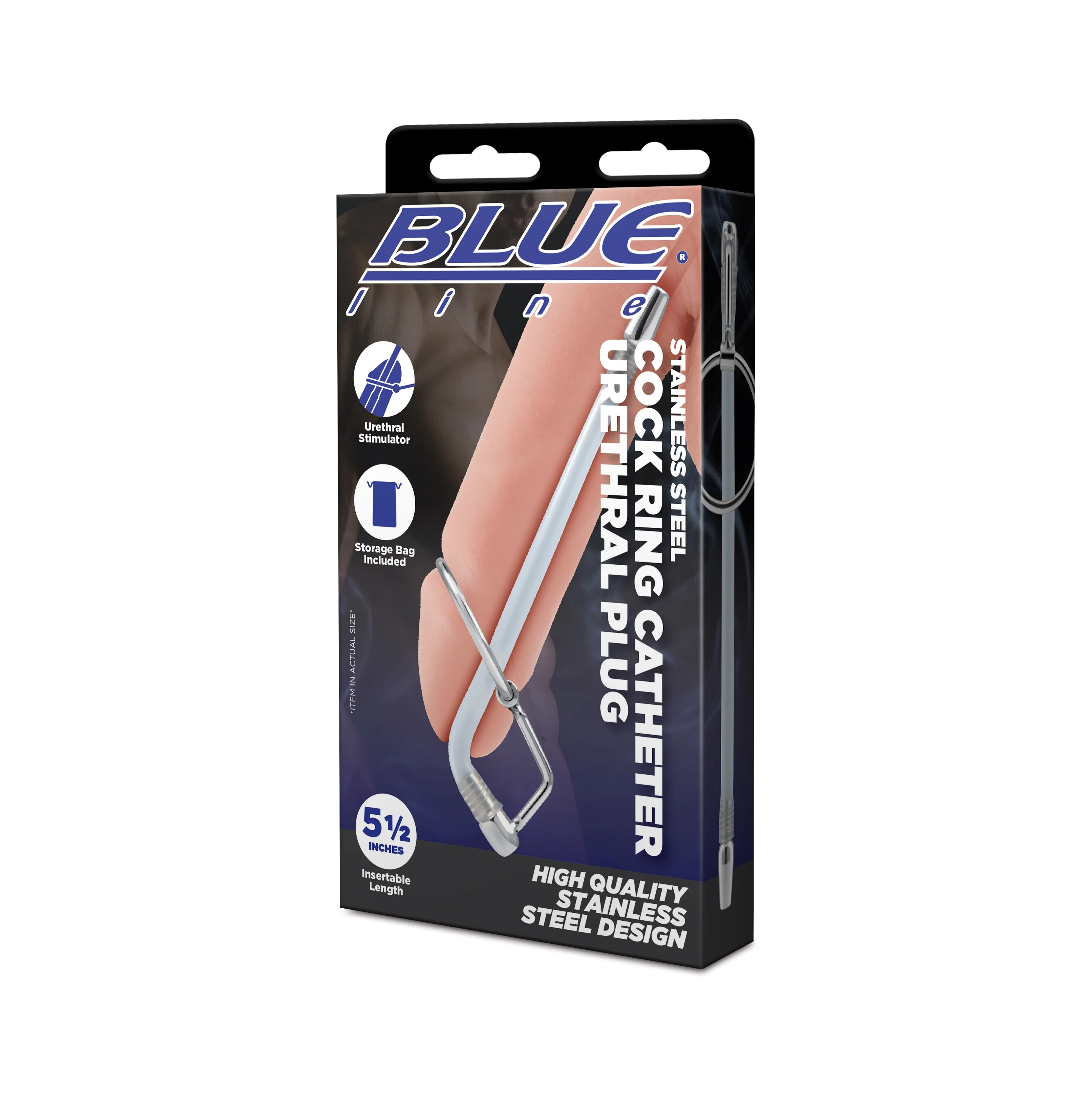Stainless Steel Cock Ring Catheter Urethral Plug - Image 3