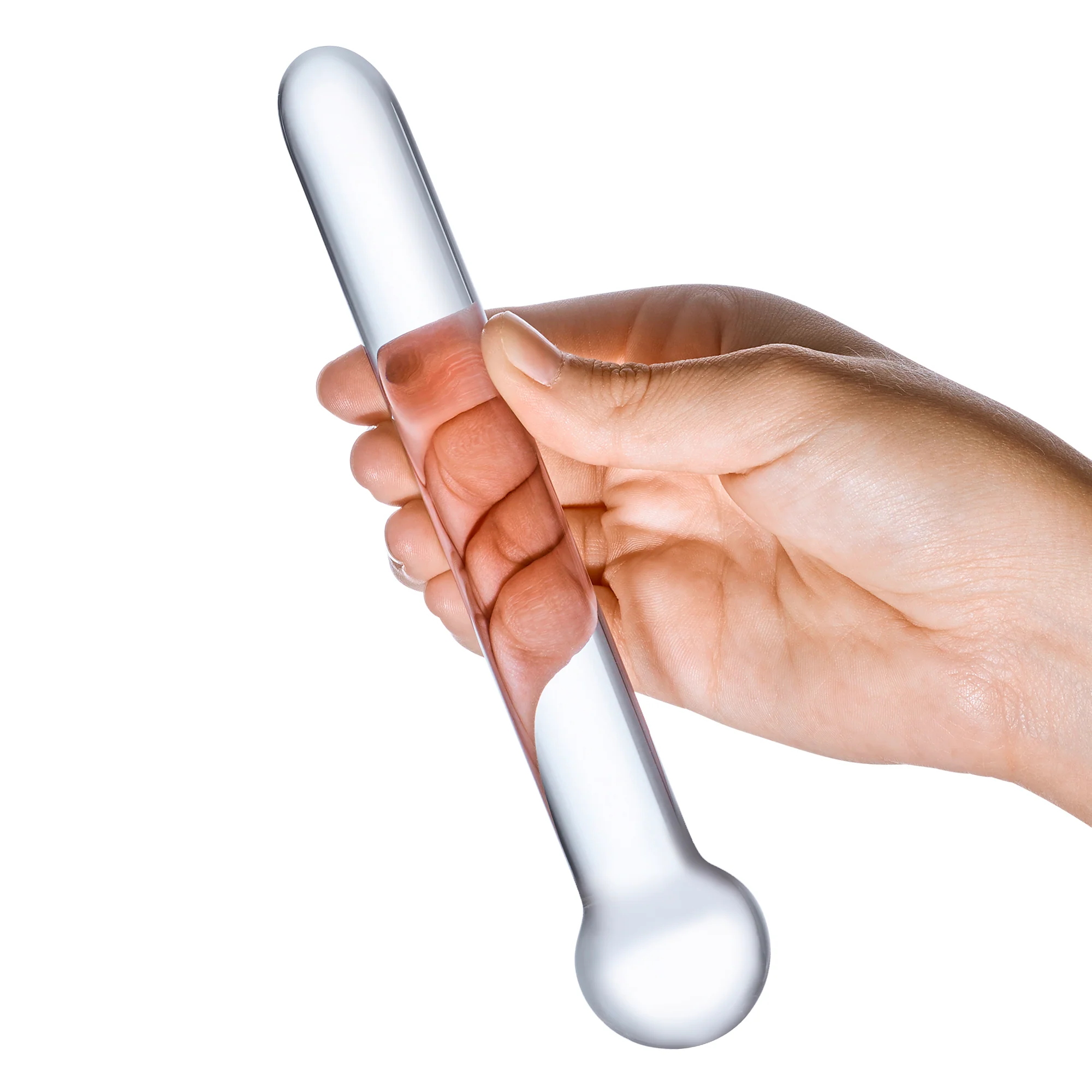 7" Straight Glass Dildo - Image 3