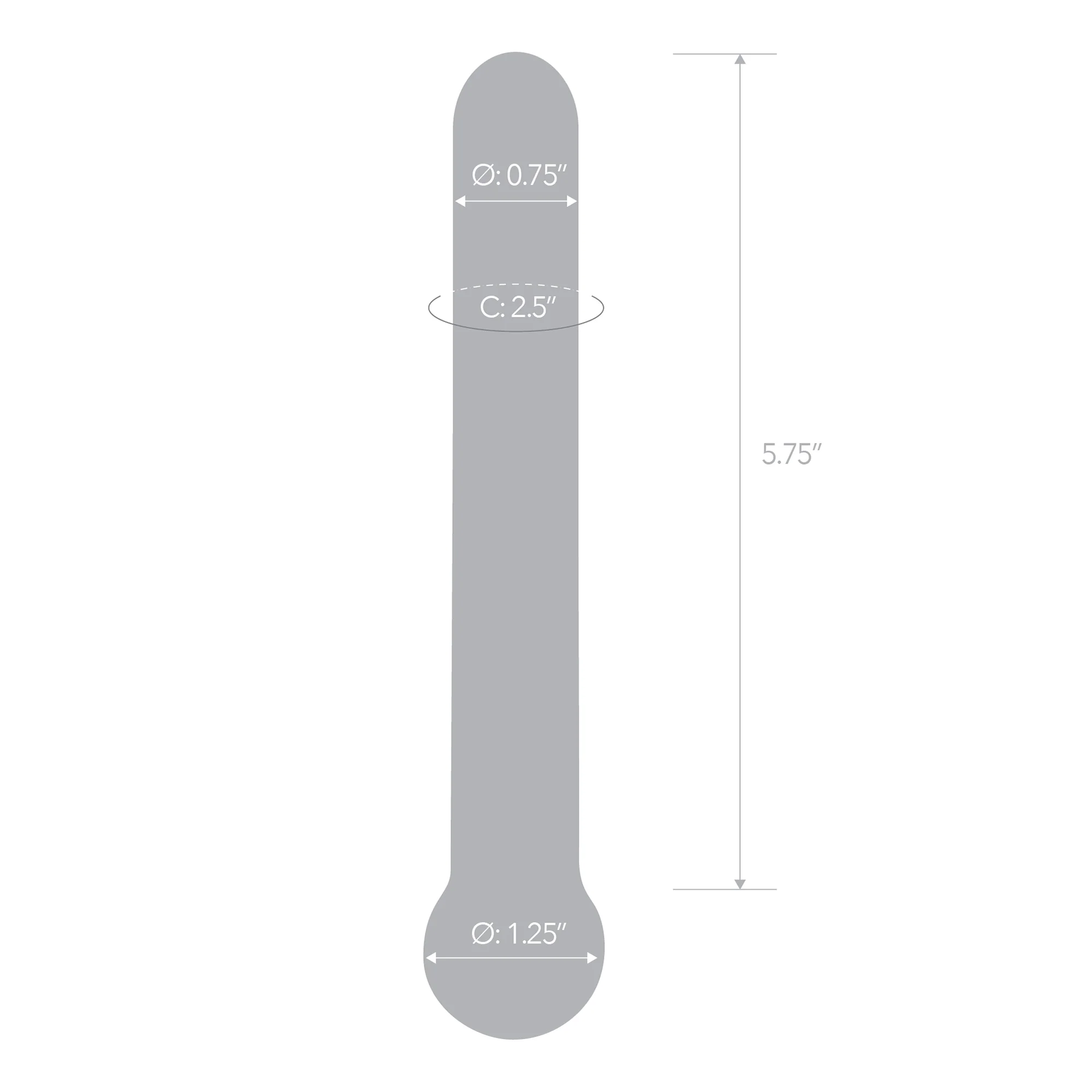 7" Straight Glass Dildo - Image 6