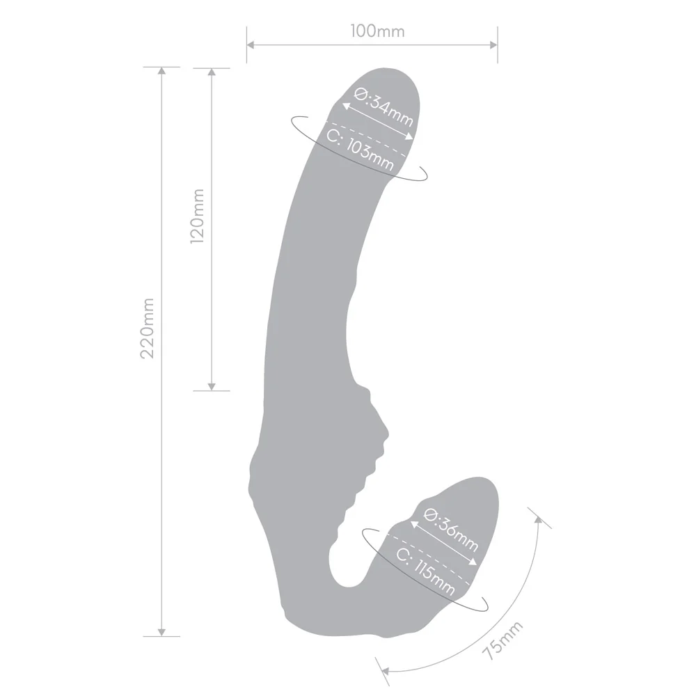 Strapless Together Remote Controlled Vibrator - Image 8