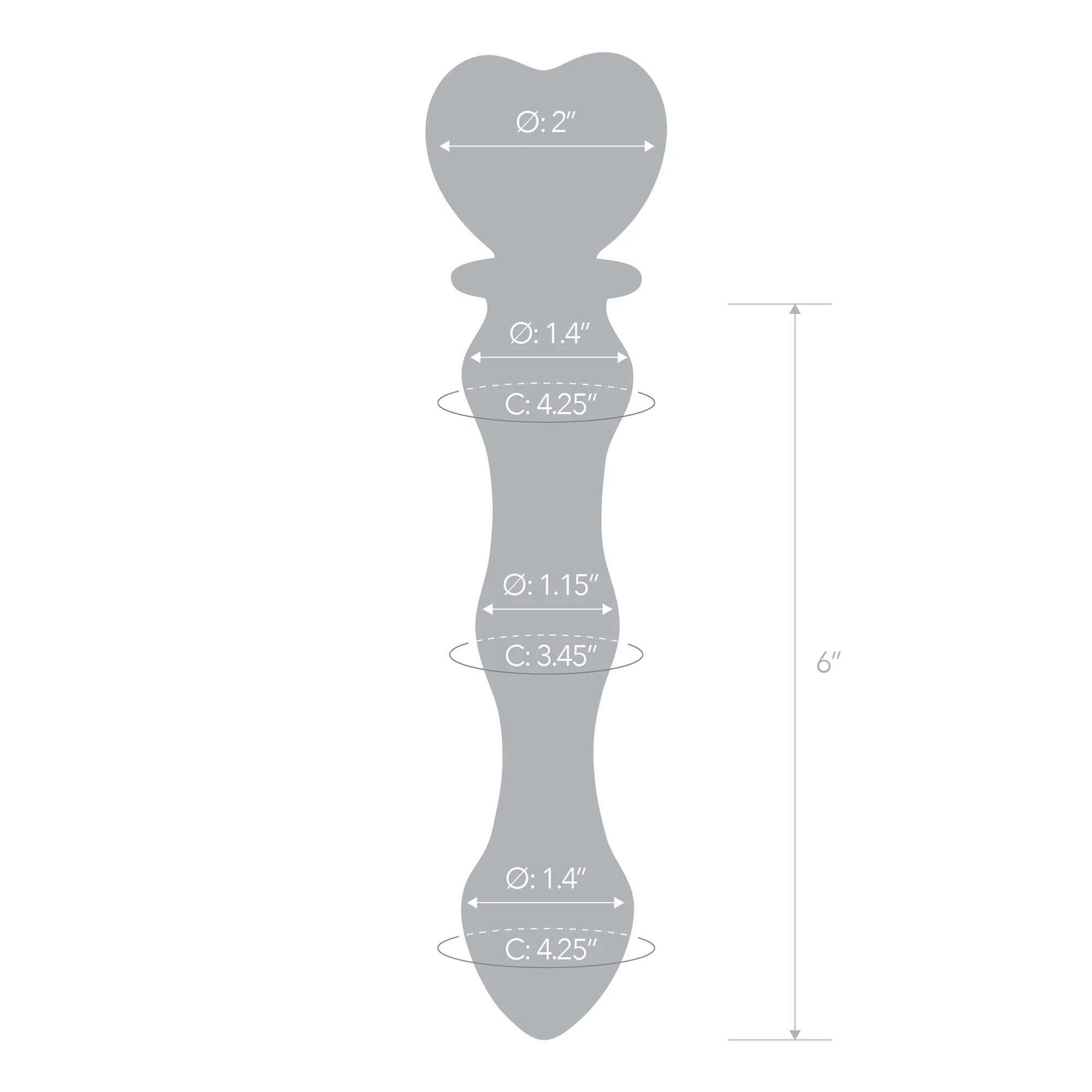 8" Sweetheart Dildo - Image 6