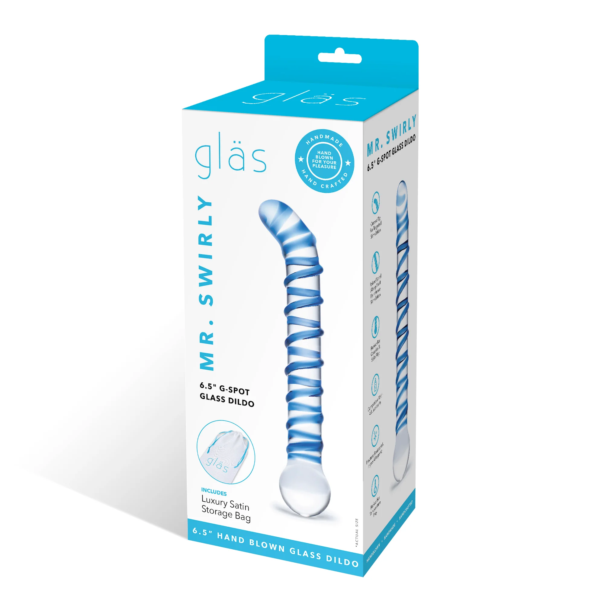 6.5" Mr. Swirly G-Spot Dildo - Image 7