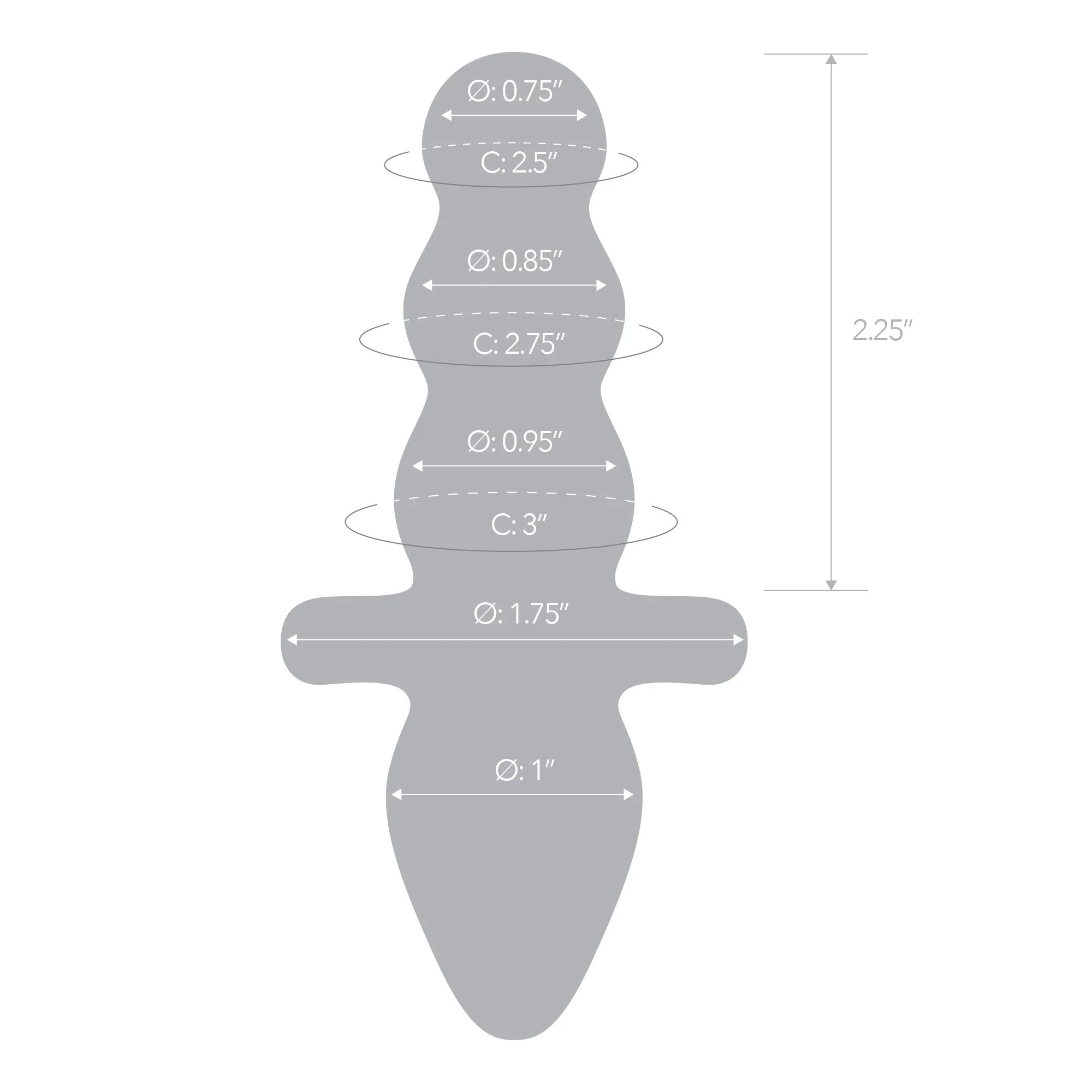Titus Beaded Anal Plug - Image 6