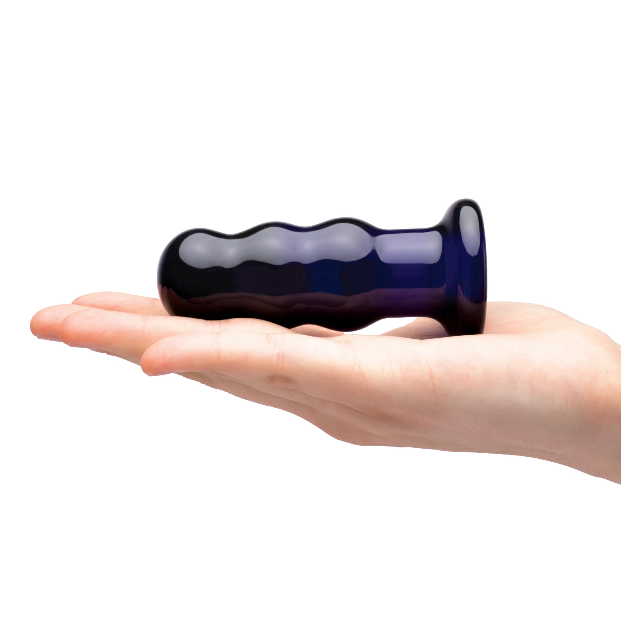 3.5" Remote Vibrating Beaded Butt Plug - Image 5
