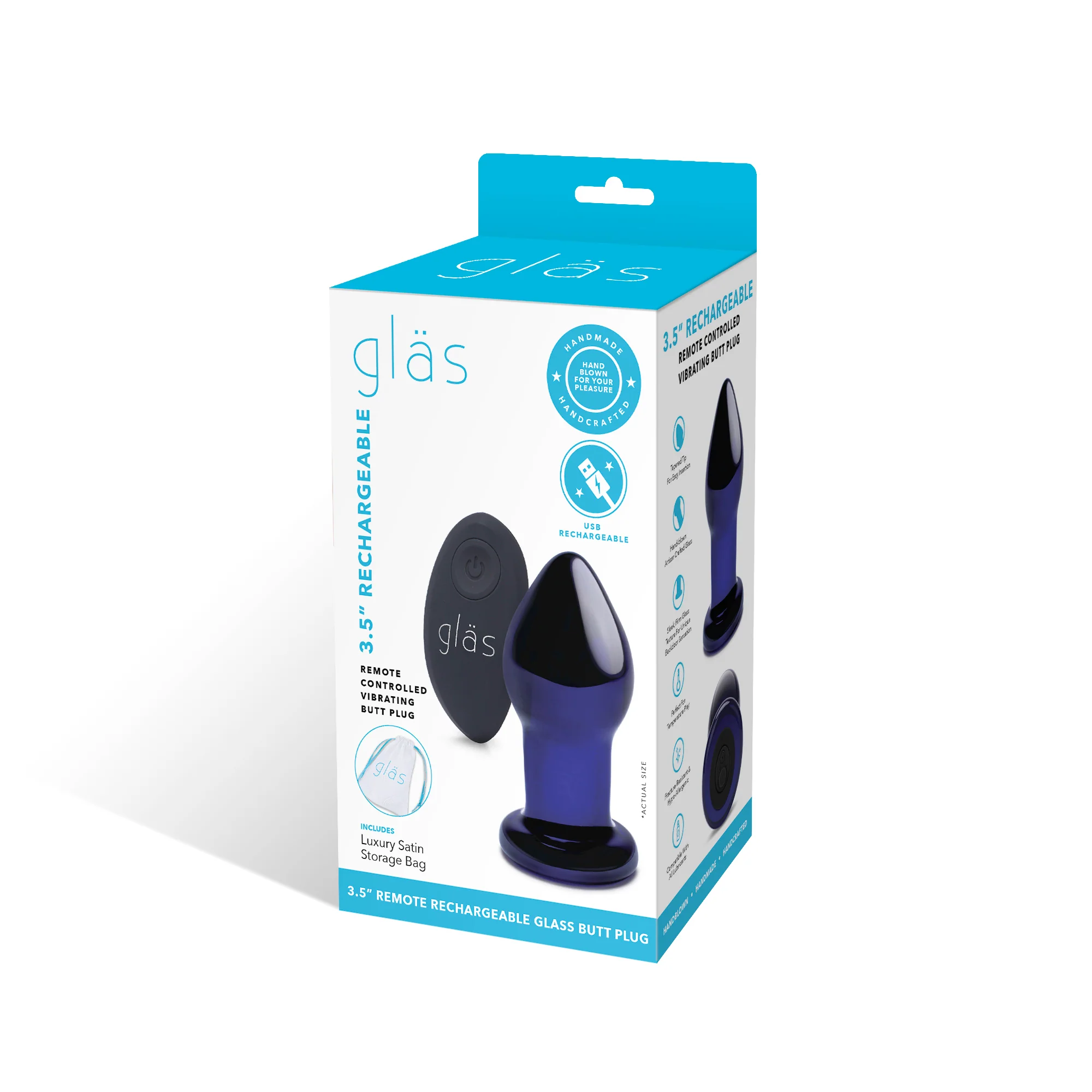 3.5" Remote Vibrating Butt Plug - Image 8